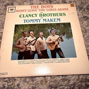 The Clansy Brothers and Tommy Makem vintage vinyl record from 1963